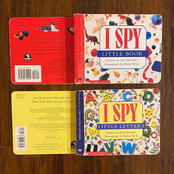 5/$10 Kids Books | Scholastic I Spy Little Book and Little Letters Board Books - Picture 2 of 15